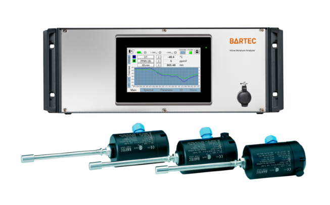 Process Trace Moisture Analyzer for Hydrogen Metering and Gas Grid Infeed Plants